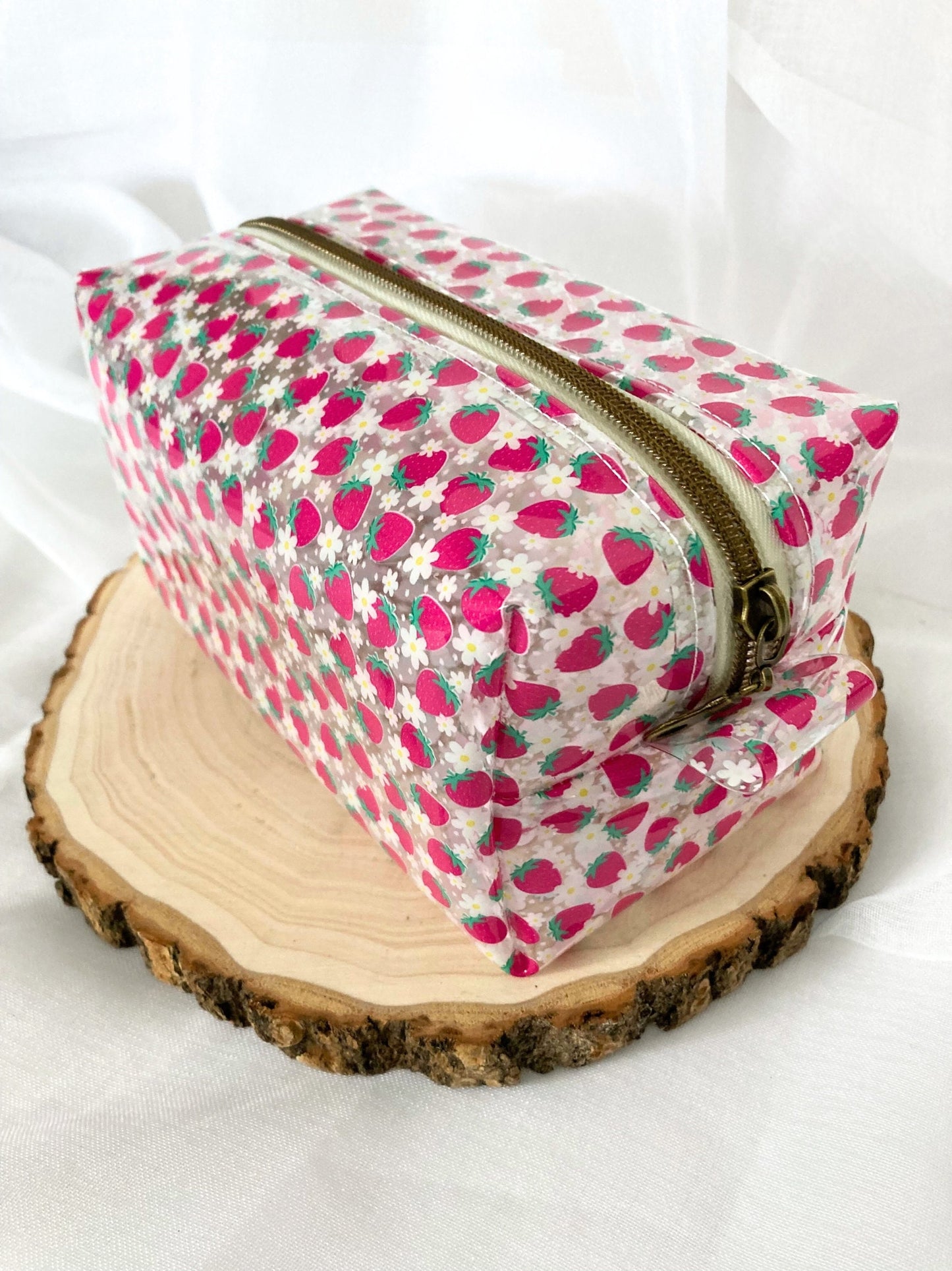 Clear Makeup Bag | Transparent Cosmetic Pouch | Pencil Case