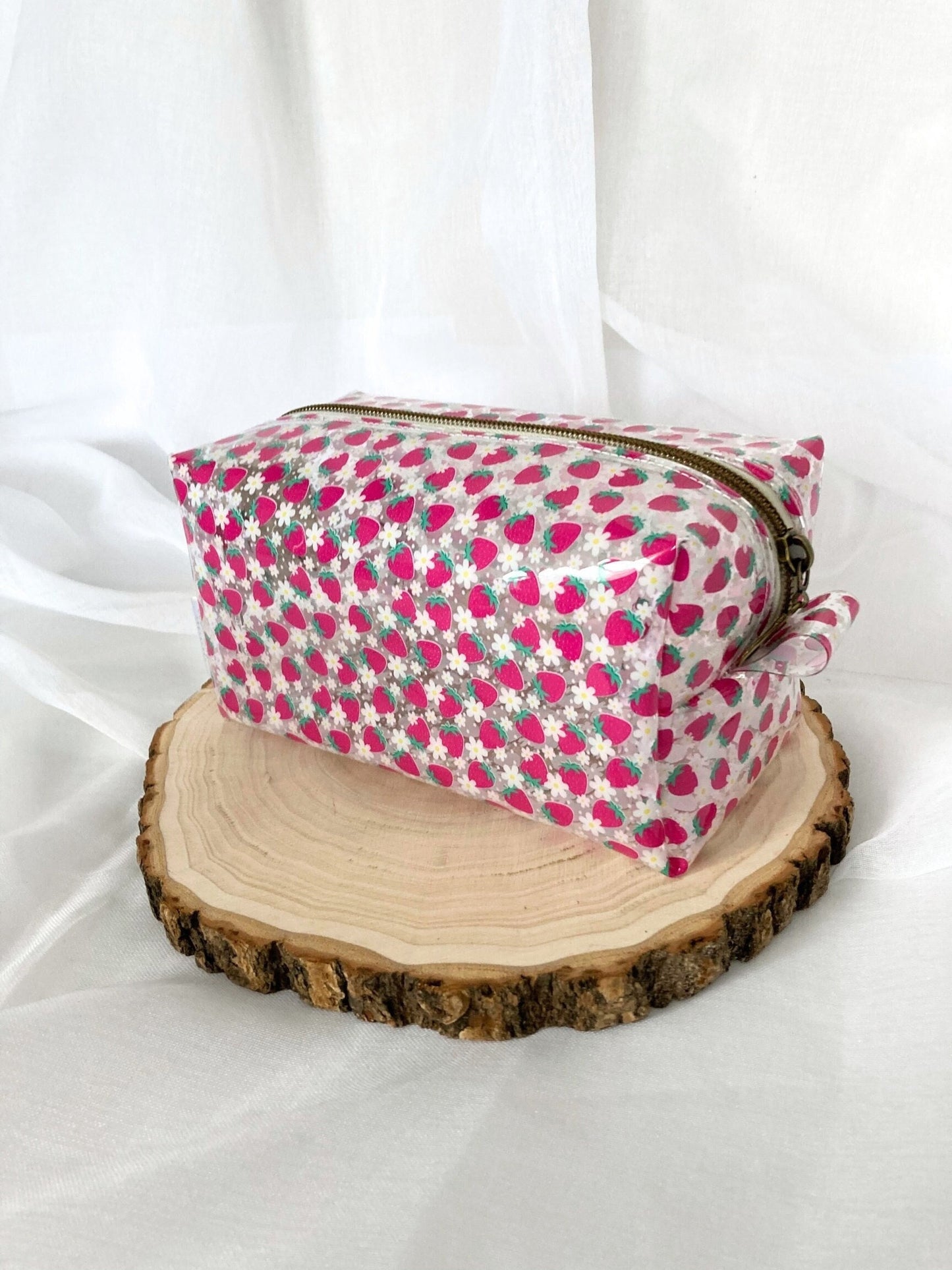 Clear Makeup Bag | Transparent Cosmetic Pouch | Pencil Case