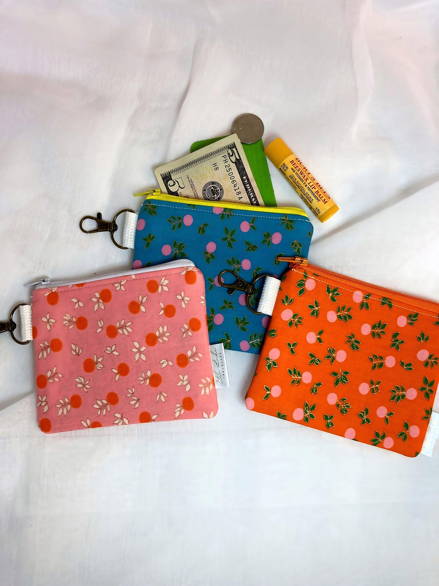 Mini Keychain Zipper Coin Pouch | Ruby Star Society Stay Gold Melody Miller | Small Wallet Card Holder | Purse Organizer | Teacher Gift