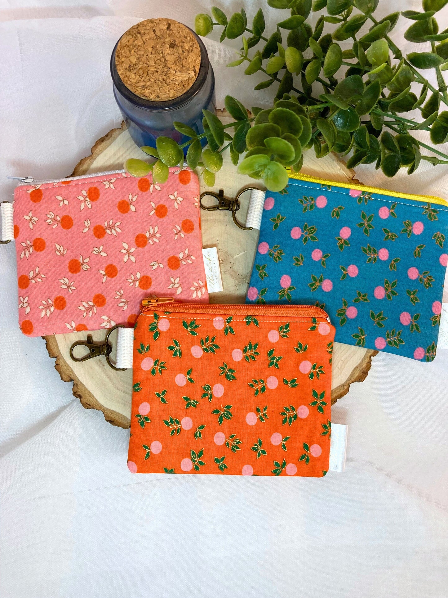 Mini Keychain Zipper Coin Pouch | Ruby Star Society Stay Gold Melody Miller | Small Wallet Card Holder | Purse Organizer | Teacher Gift