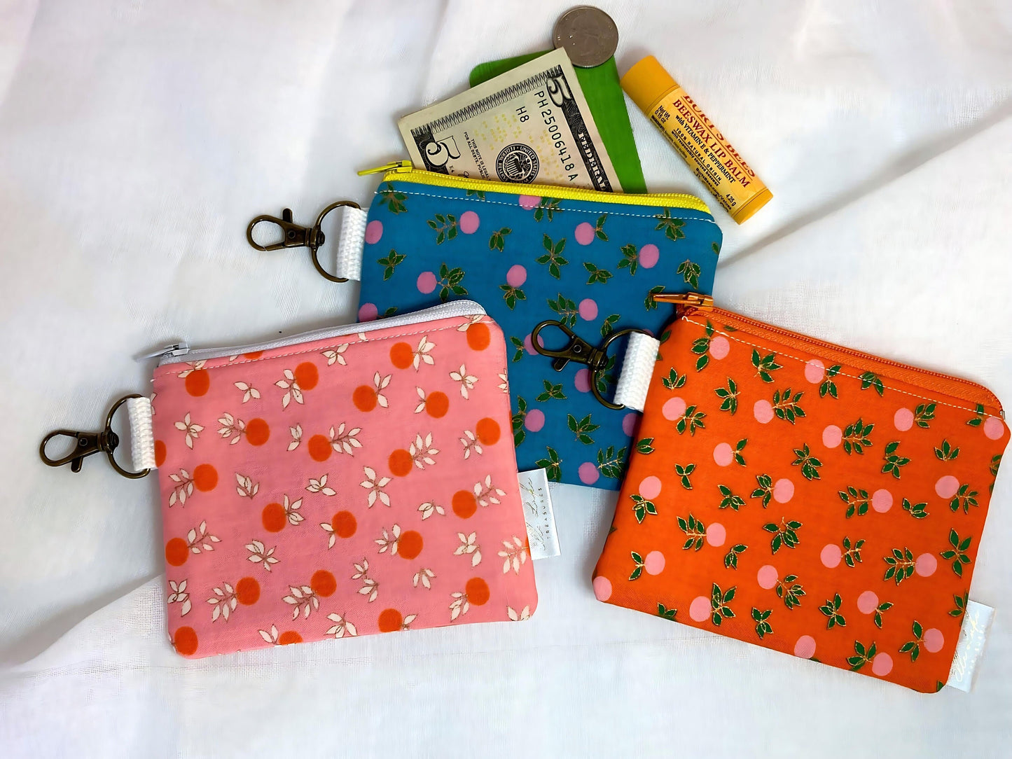 Mini Keychain Zipper Coin Pouch | Ruby Star Society Stay Gold Melody Miller | Small Wallet Card Holder | Purse Organizer | Teacher Gift