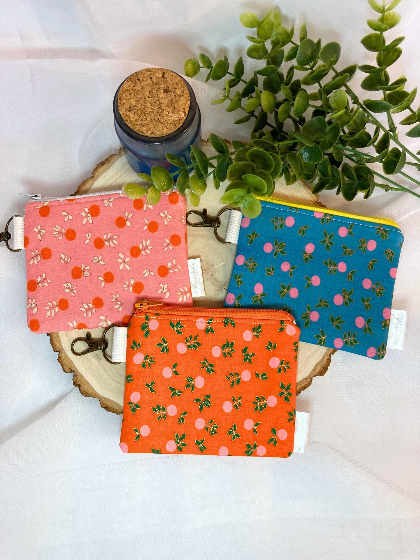 Mini Keychain Zipper Coin Pouch | Ruby Star Society Stay Gold Melody Miller | Small Wallet Card Holder | Purse Organizer | Teacher Gift