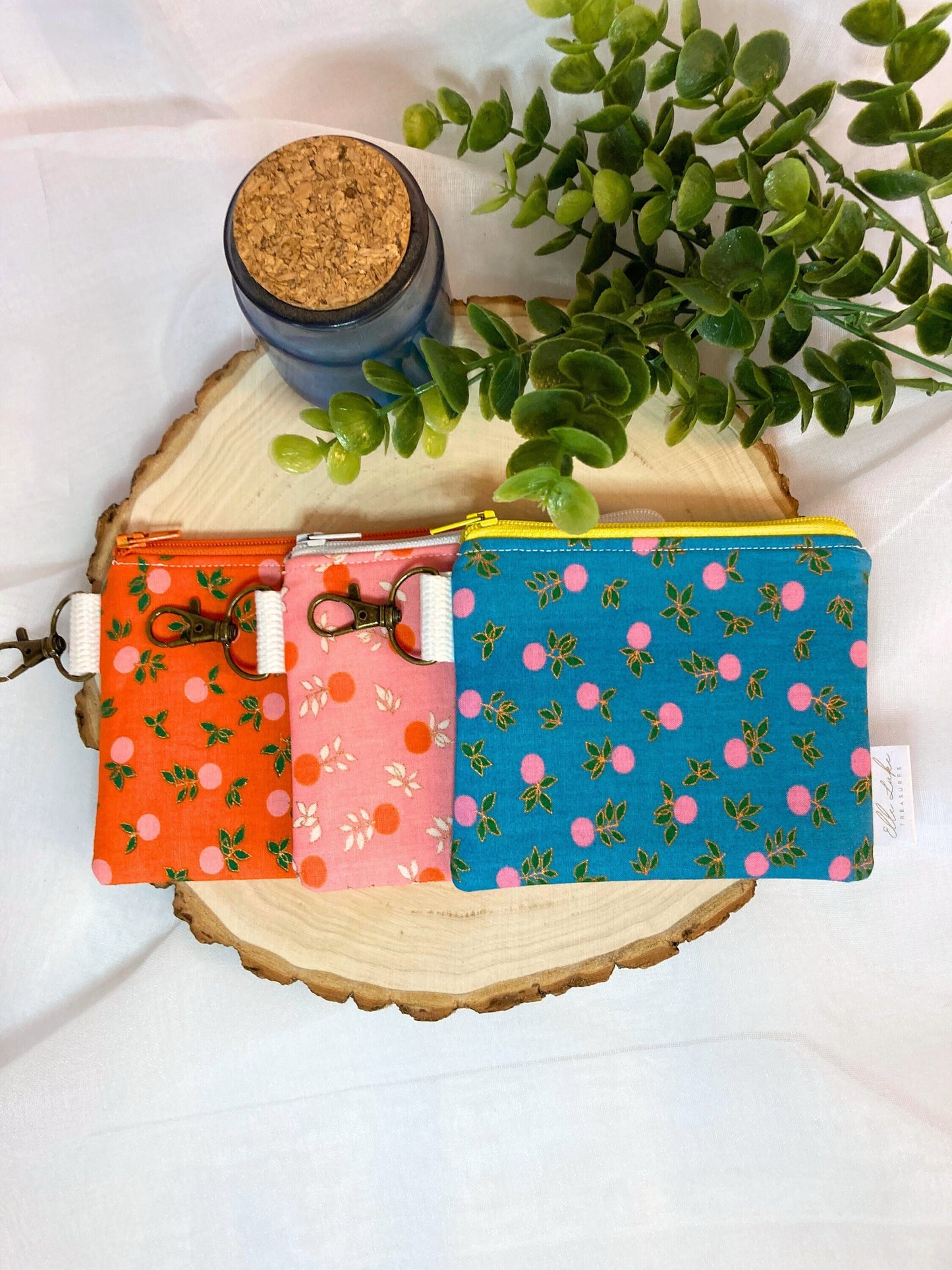 Mini Keychain Zipper Coin Pouch | Ruby Star Society Stay Gold Melody Miller | Small Wallet Card Holder | Purse Organizer | Teacher Gift