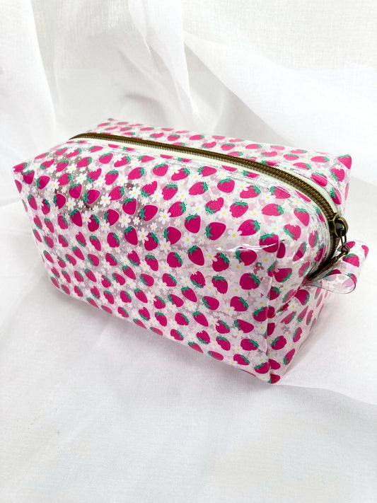Clear Makeup Bag | Transparent Cosmetic Pouch | Pencil Case
