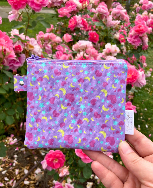 Kawaii Celestial Coin Purse | Cotton Small Wallet Card Holder