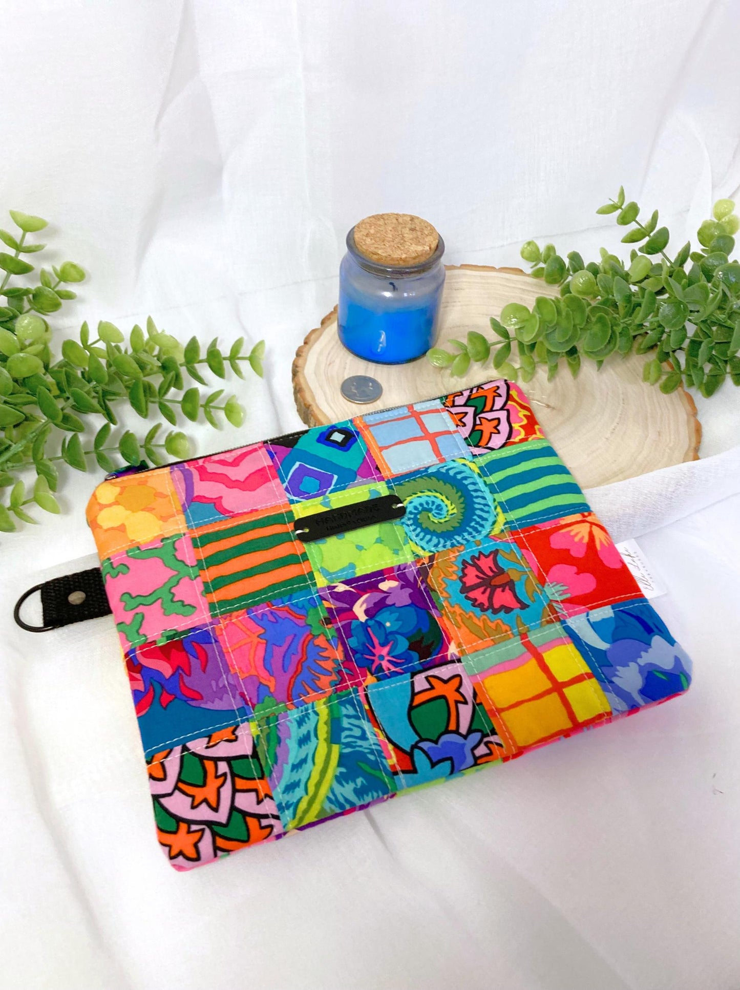 Patchwork Quilted Bag | Kaffe Fasset Book Sleeve Cover