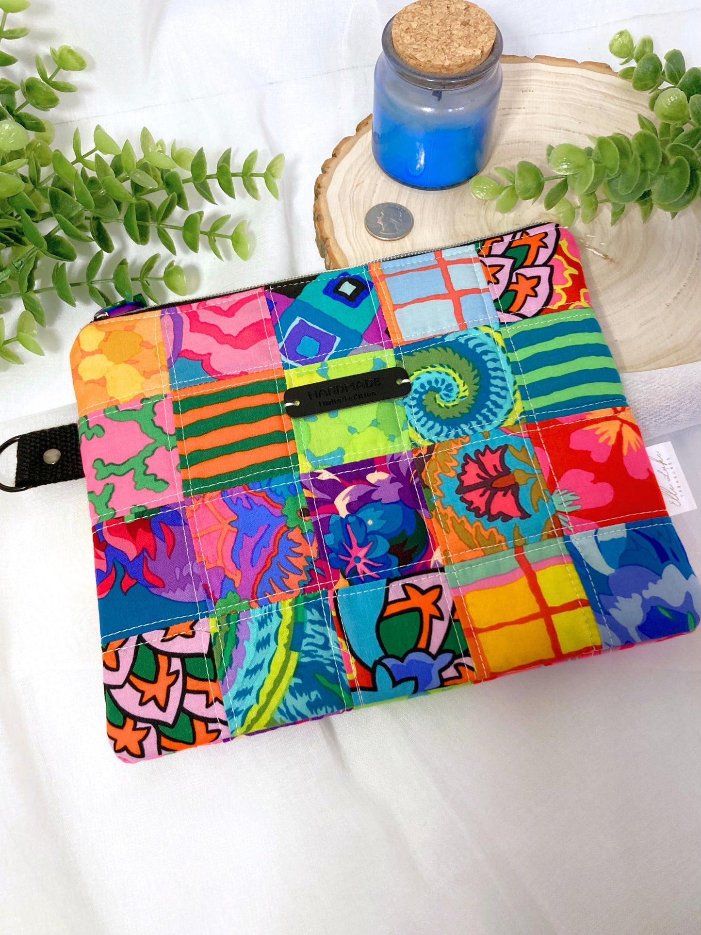 Patchwork Quilted Bag | Kaffe Fasset Book Sleeve Cover